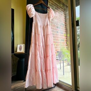 MARBLE Light Pink Maxi Dress